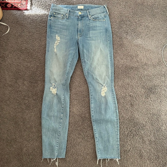 MOTHER Denim - MOTHER Looker Ankle Fray Jeans